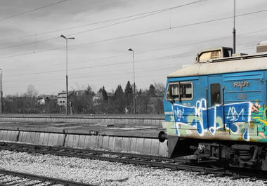 Graffiti Train in Serbia - Photo by Mist52 (2013)