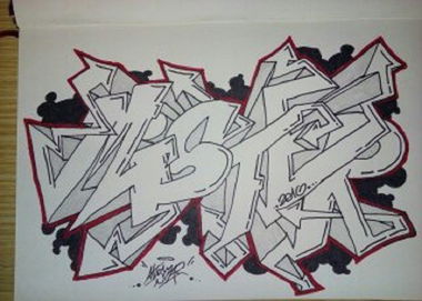 Graffiti Sketch - Photo by Mister (2016)