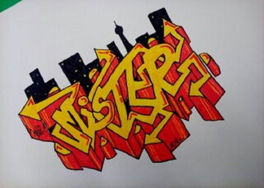 Graffiti Sketch - Photo by Mister (2016)