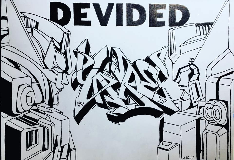 Graffiti Sketch in Duisburg - Photo by Mister217 - yare217, omg, semiwild (2018)