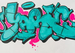 Graffiti Sketch in Duisburg - Photo by Mister217 - yare217, graffiti, sketch (2018)