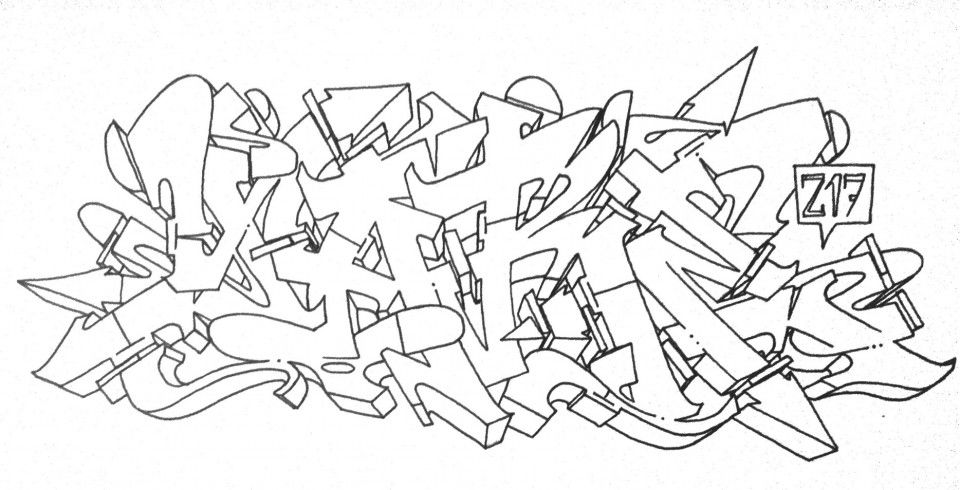 Graffiti Sketch - Photo by Mister217 - yare217, yare, 217 (2013)