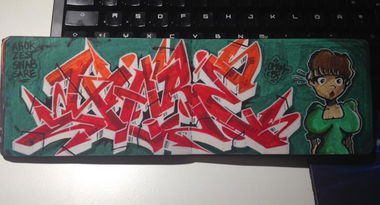 Graffiti Sketch in Duisburg - Photo by Mister217 - yare217, omg, semiwild (2017)