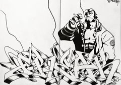 Graffiti Sketch in KÖLN - Photo by Mister217 - battle, freak, yare217 (2018)