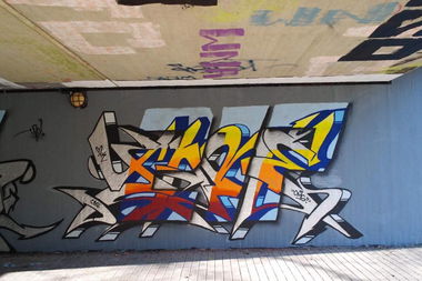 Graffiti Wall in Münster. germany - Photo by Mister217 - yare217, omg, semiwild (2017)