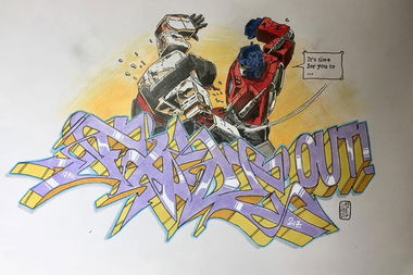 Graffiti Sketch in DUISBURG - Photo by Mister217 - graffiti, germany, duisburg (2018)