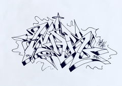 Graffiti Sketch in KÖLN - Photo by Mister217 (2018)