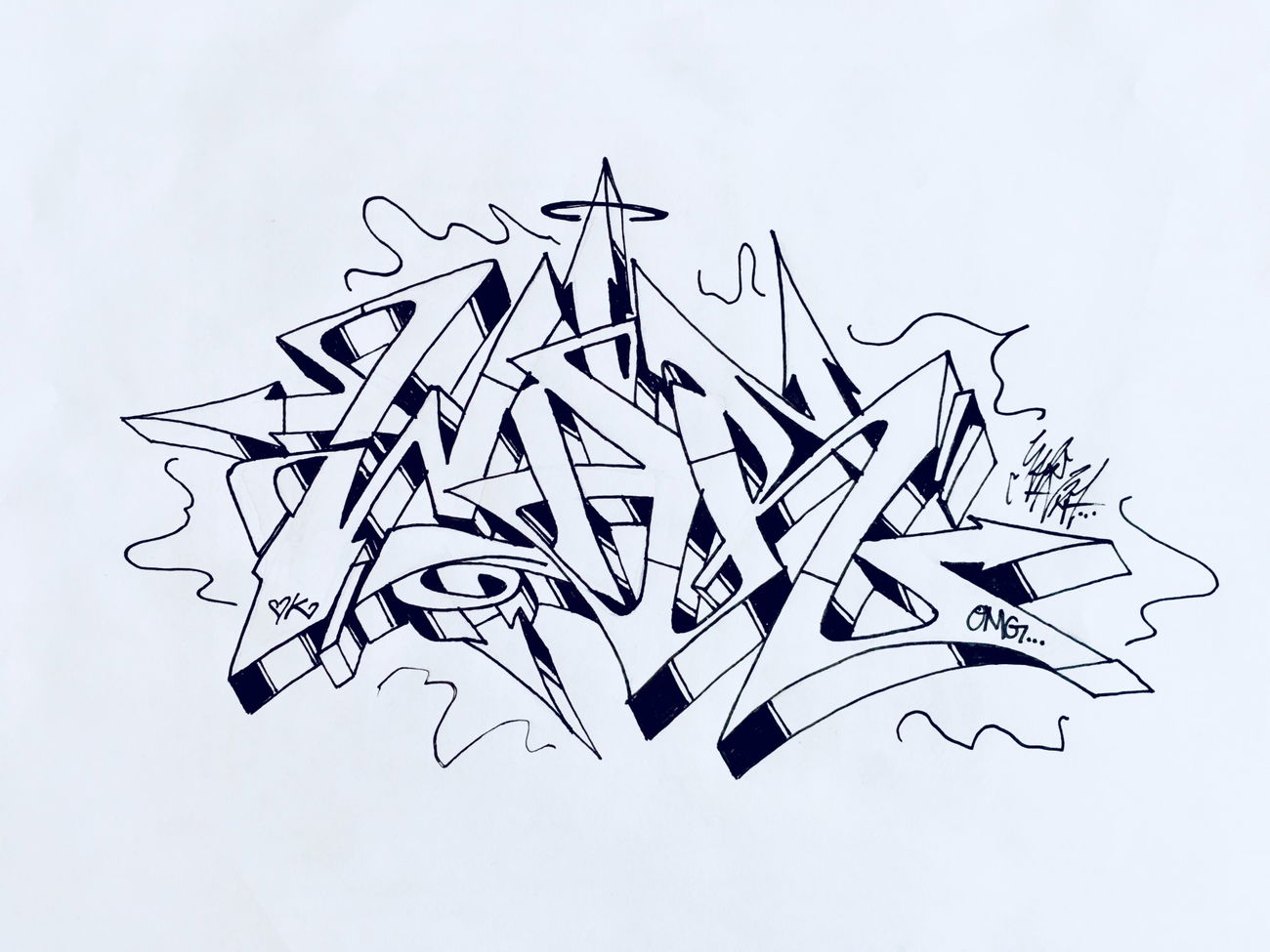 Graffiti Sketch in KÖLN - Photo by Mister217 (2018)