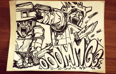 Graffiti Artwork in Duisburg - Photo by Mister217 - yare217, omg (2013)