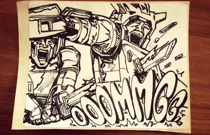 Graffiti Artwork in Duisburg - Photo by Mister217 - yare217, omg (2013)