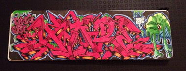 Graffiti Sketch in Duisburg - Photo by Mister217 - yare217, omg (2014)