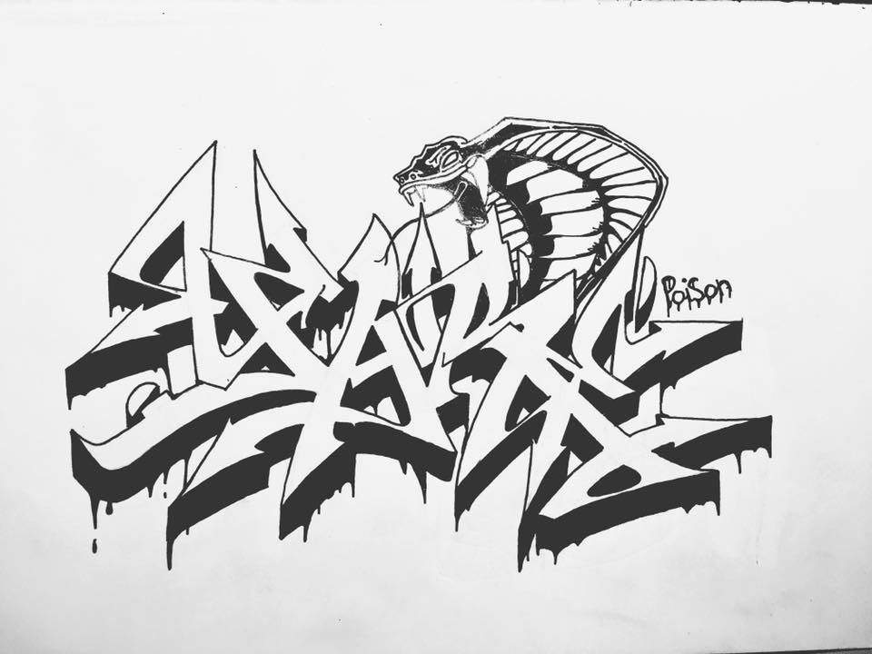 Graffiti Sketch in Duisburg - Photo by Mister217 - yare217, omg, semiwild (2018)