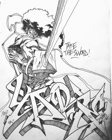 Graffiti Sketch in Duisburg - Photo by Mister217 - yare217, omg, semiwild (2018)