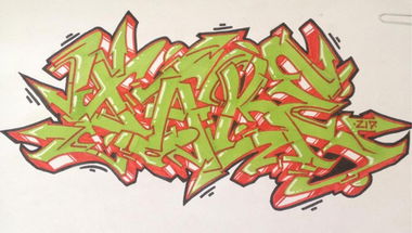 Graffiti Sketch in Duisburg - Photo by Mister217 - yare217, omg, semiwild