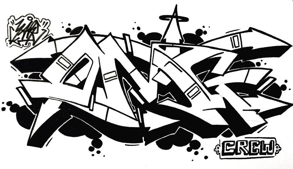 Graffiti Sketch in Köln mülheim - Photo by Mister217 - omg, yare217, graffiti (2018)