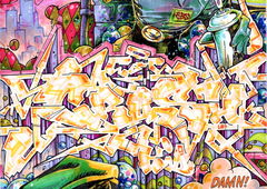 Graffiti Wall - Photo by MisterEgosign - Crash, Crashkid, graffiti (2016)