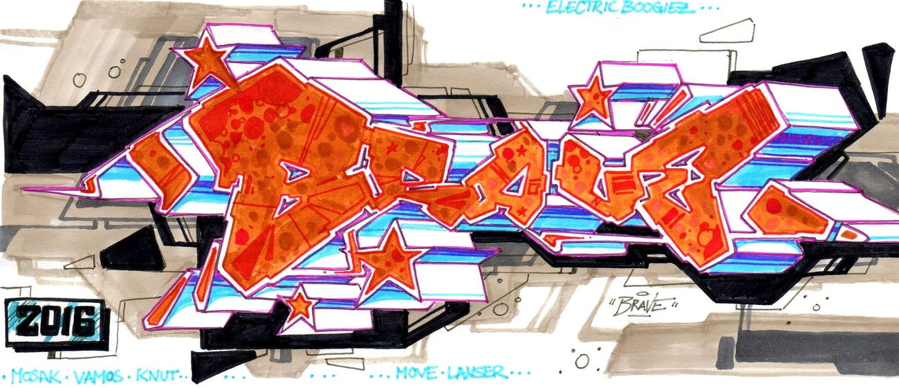 Graffiti Sketch - Photo by MisterEgosign - brave, ebs, eimerbrothaz (2016)