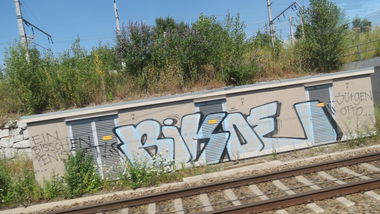 Graffiti Bombing in Linz - Photo by MisterSchnebshod - riko, rikoe, linz