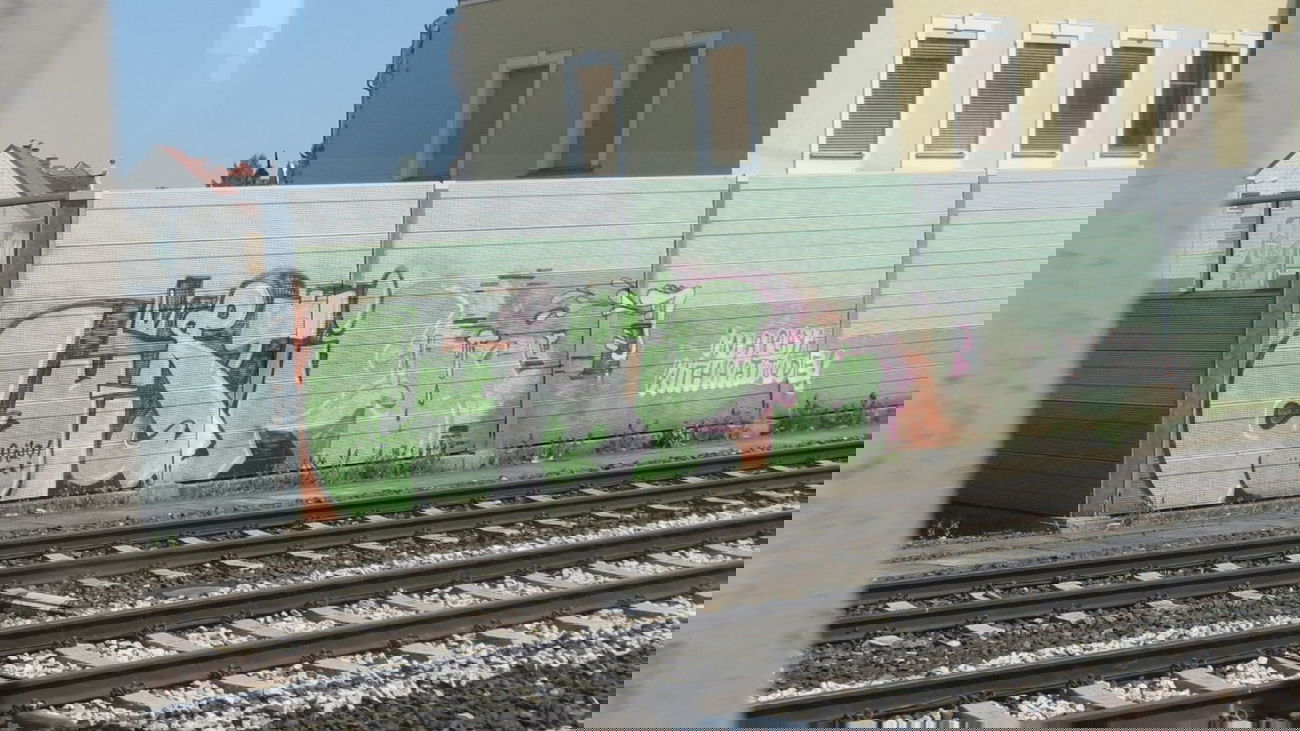 Graffiti Bombing in St. Valentin - Photo by MisterSchnebshod - king, curtis, linz (2010)