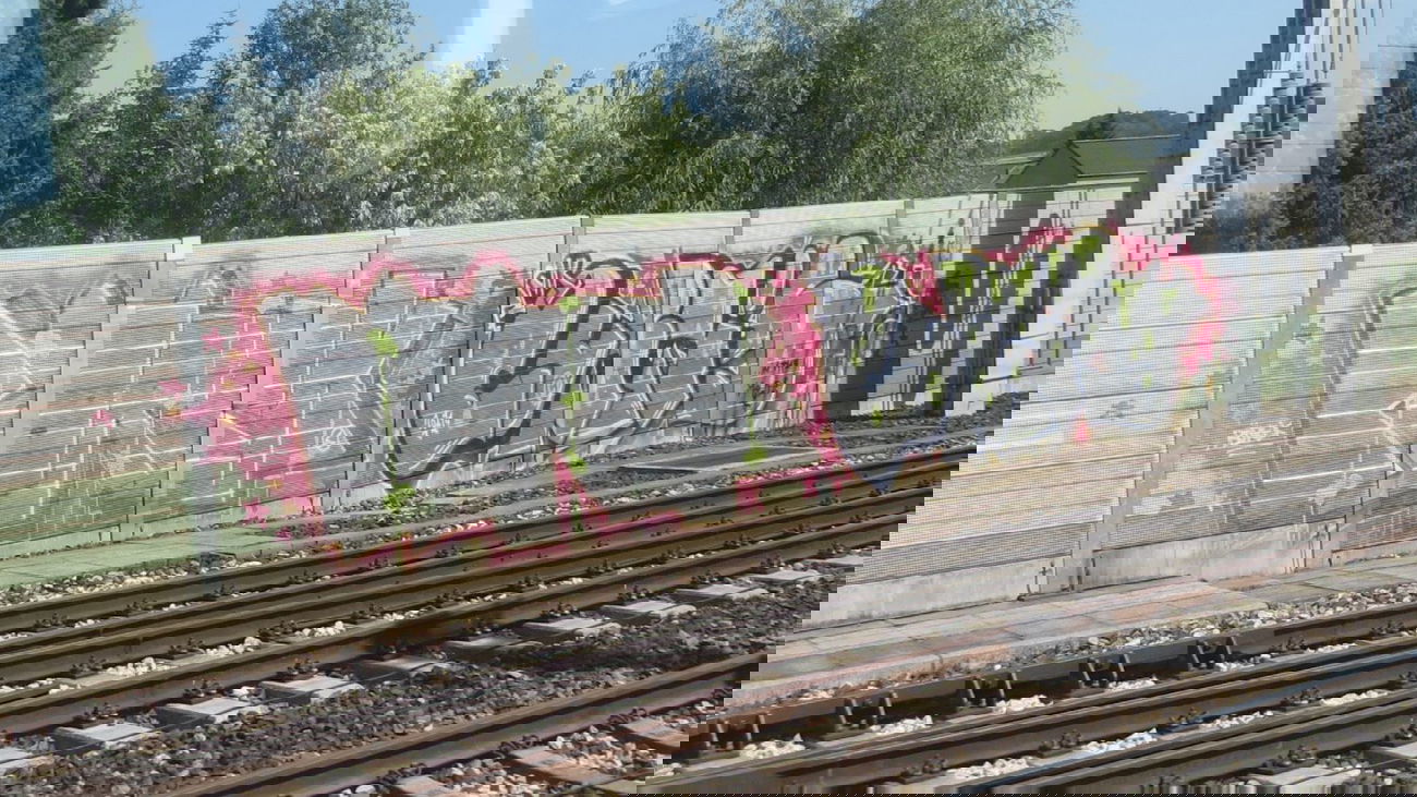 Graffiti Wall in St. Valentin - Photo by MisterSchnebshod - borek, curtis, chrome