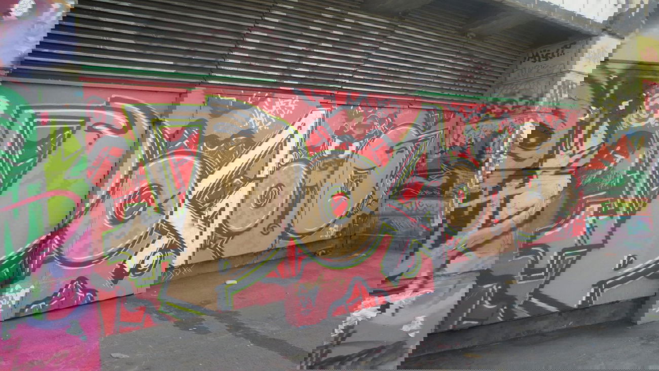 Graffiti Wall in Vienna - Photo by MisterSchnebshod - pogoe, pogo, ulfs (2013)