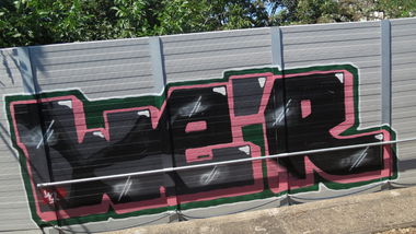 Graffiti Wall in Vienna - Photo by MisterSchnebshod - weare, we, are (2012)