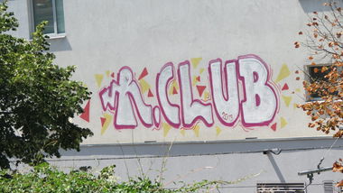 Graffiti Bombing in Vienna - Photo by MisterSchnebshod - r.club, rclub (2013)
