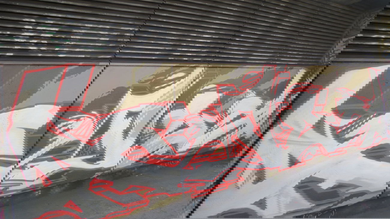 Graffiti Wall in Vienna - Photo by MisterSchnebshod - aqua