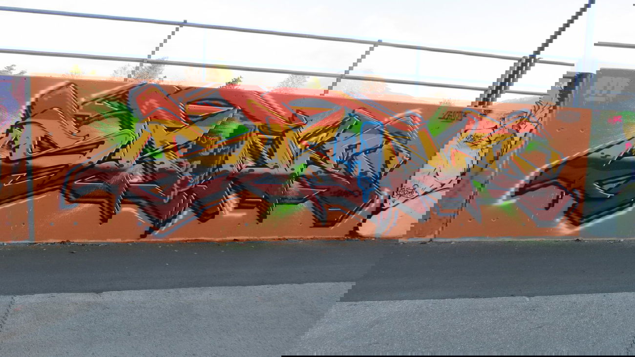 Graffiti Wall in Salzburg - Photo by MisterSchnebshod - sayne, myb (2013)