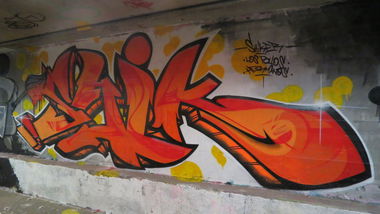 Graffiti Wall in Salzburg - Photo by MisterSchnebshod - shik (2013)