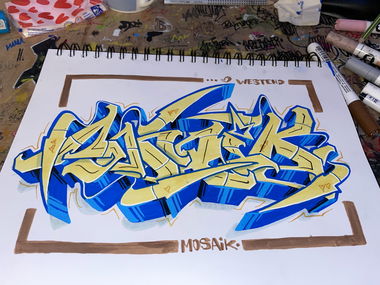 Graffiti Sketch - Photo by MoSAiK (2025)