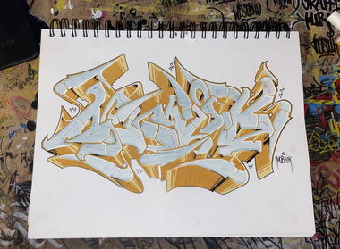 Graffiti Sketch - Photo by MoSAiK (2025)