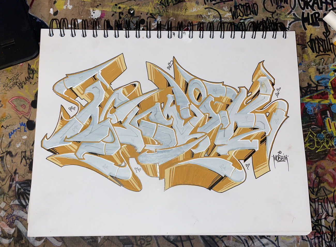 Graffiti Sketch - Photo by MoSAiK (2025)