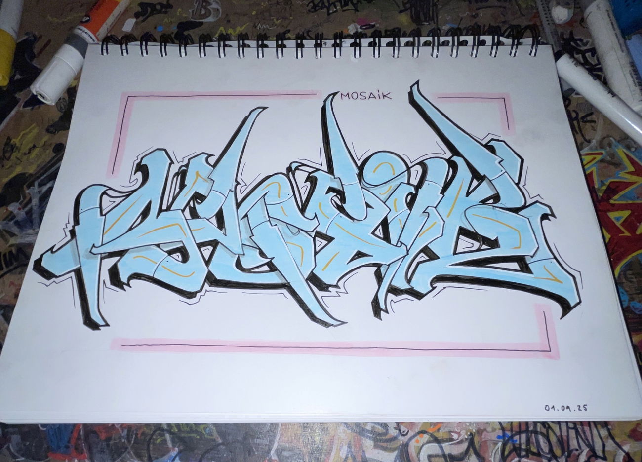 Graffiti Sketch - Photo by MoSAiK (2025)