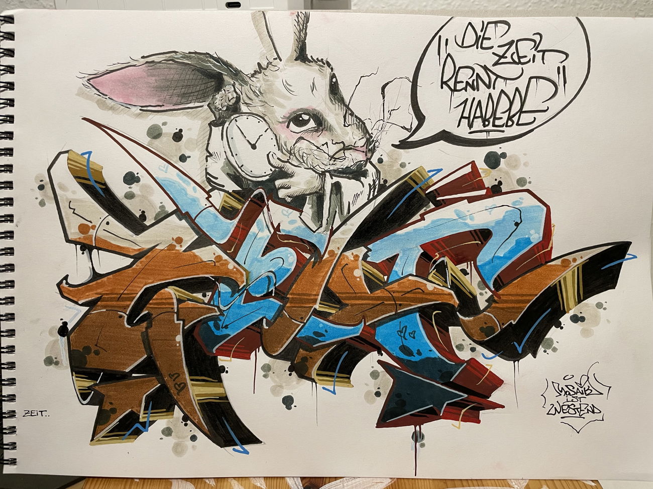 Graffiti Sketch in Herrenberg (stadt) - Photo by MoSAiK (2026)