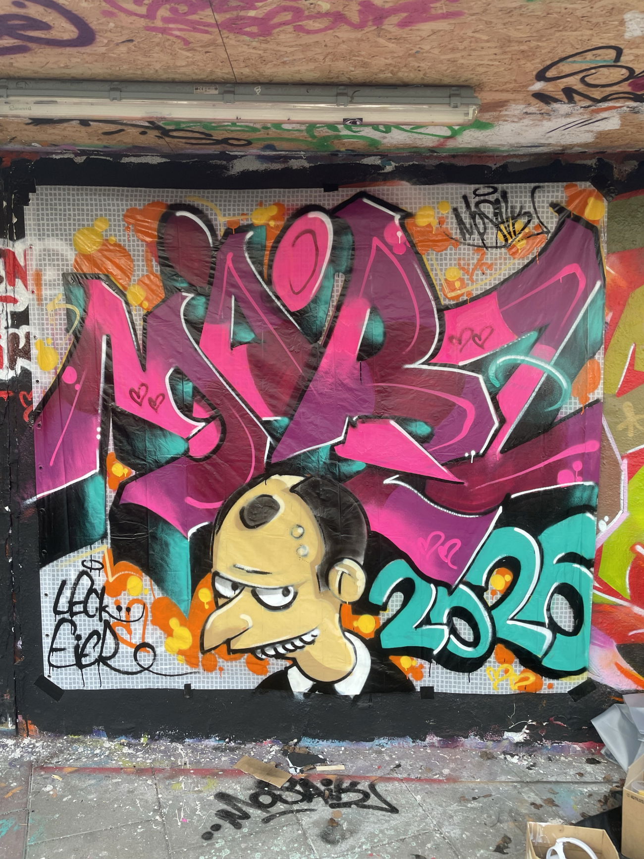 Graffiti Wall in Herrenberg (stadt) - Photo by MoSAiK (2026)