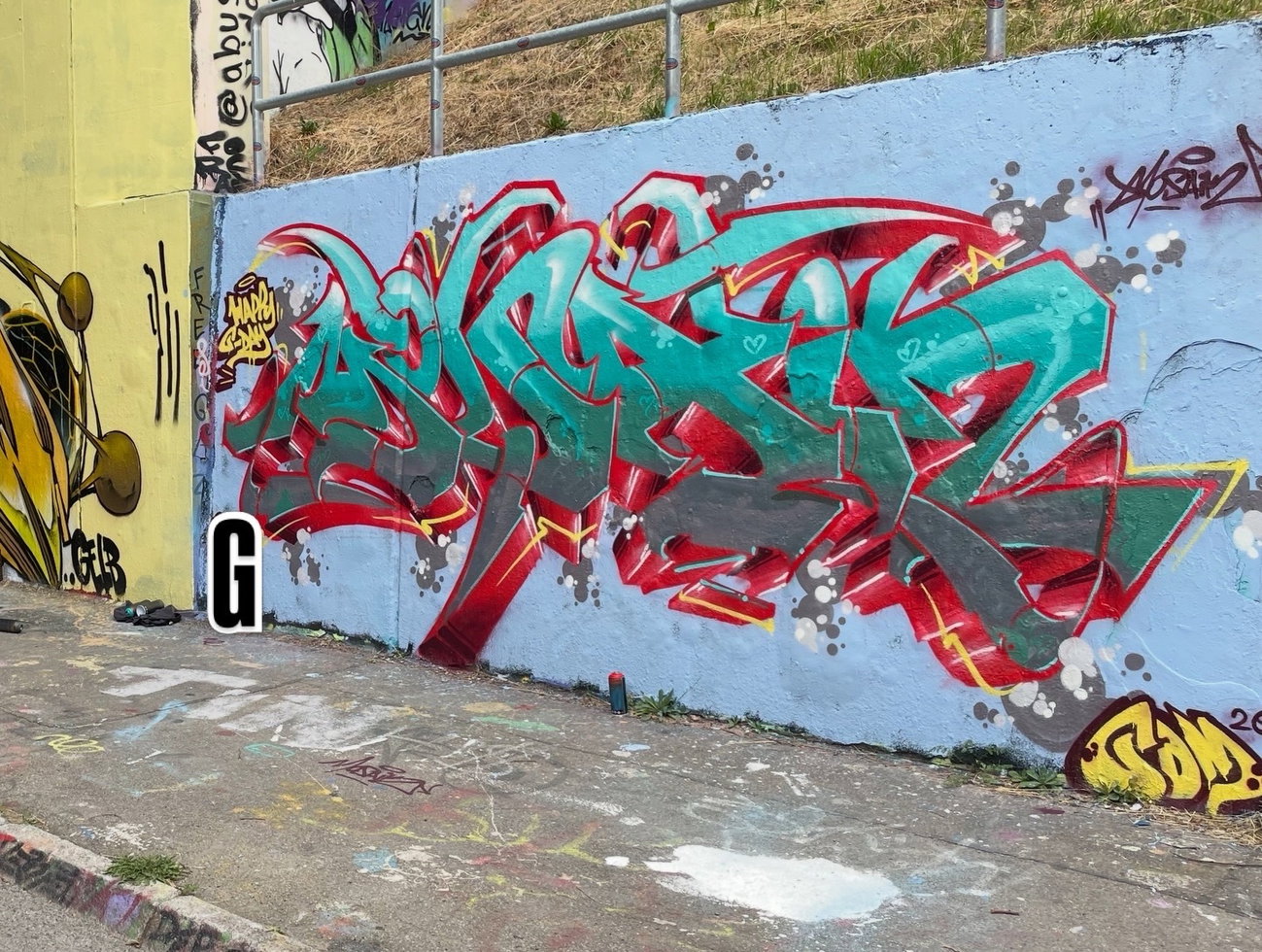 Graffiti Wall in Stuttgart - Photo by MoSAiK (2026)