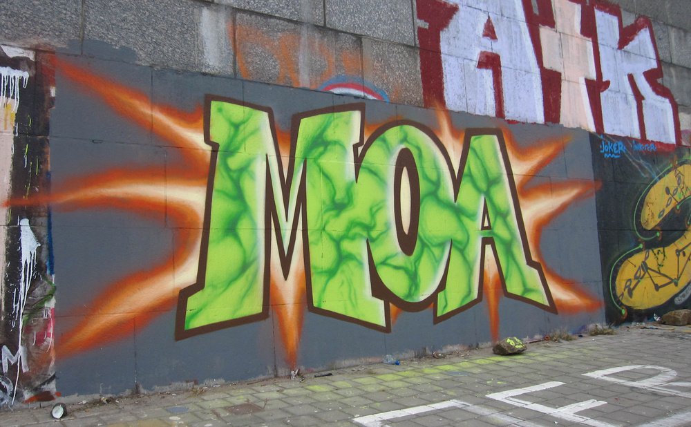 Graffiti Wall in Kyiv - Photo by Moa