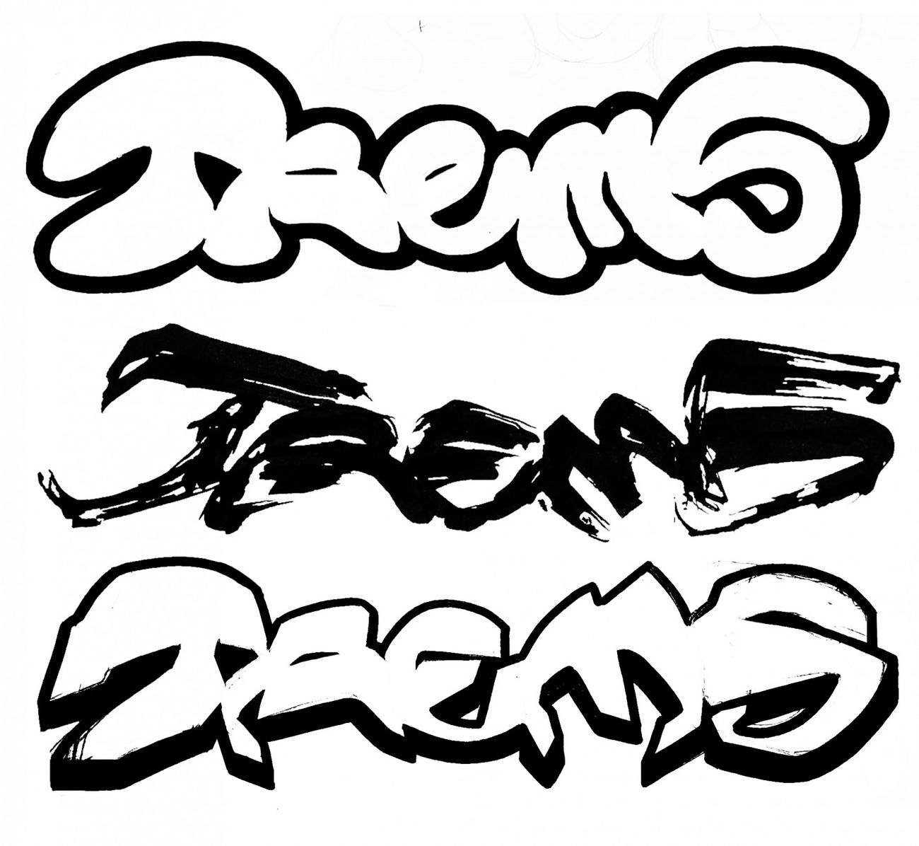 Graffiti Sketch - Photo by Modvag