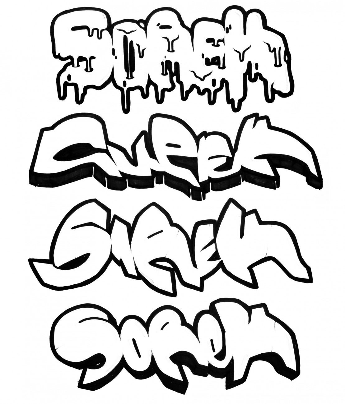 Graffiti Sketch - Photo by Modvag