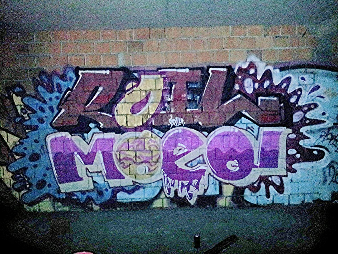 Graffiti Wall - Photo by MoeQ4 - Belgrade, with, my