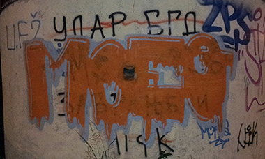 Graffiti Bombing - Photo by MoeQ4 - Belgrade