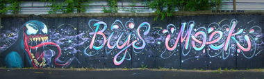 Graffiti Wall - Photo by Moek - Roy, Moek, Biys (2012)