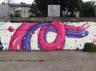 Graffiti Wall - Photo by Moek - nyshki, moek, character (2014)