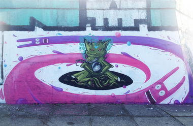 Graffiti Wall in Kyiv - Photo by Moek - sleekiez, moek, kiyv (2014)