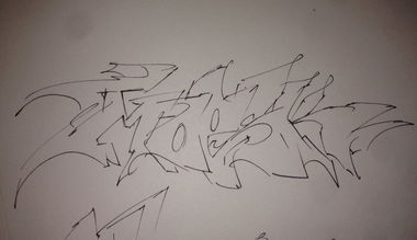 Graffiti Sketch - Photo by Moesk135 (2014)