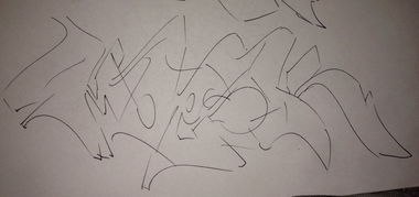 Graffiti Sketch - Photo by Moesk135 (2014)