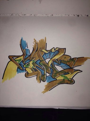 Graffiti Sketch - Photo by Moesk135 (2014)
