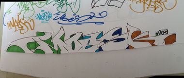 Graffiti Wall - Photo by Moesk135