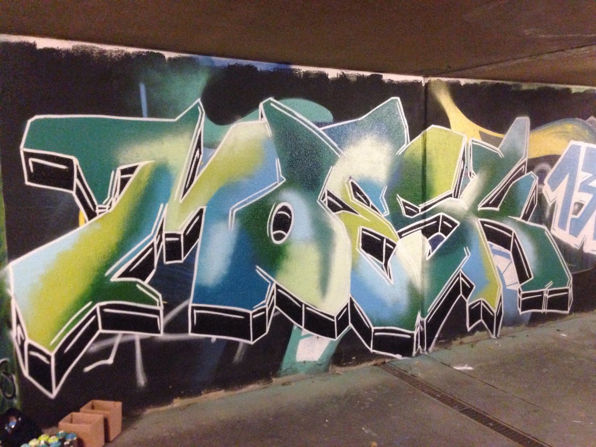 Graffiti Wall - Photo by Moesk135 (2014)